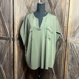 Calvin Klein plus size blouse top